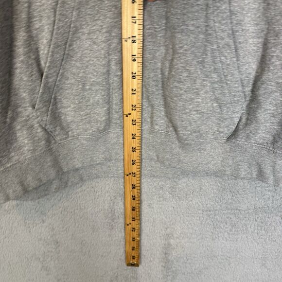 S Nike Hoodie Womens XXL Grey Pullover Swoosh Sweatshirt Casual Active - Picture 6 of 8
